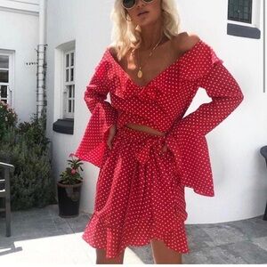 Sabo Luxe Dotti Flare Dress